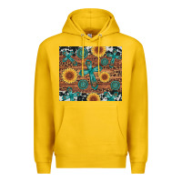 Lemon cross gemstone and sunflower Premium Hoodie - Artiststas
