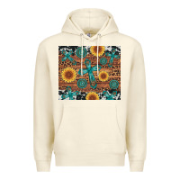 Sandshell cross gemstone and sunflower Premium Hoodie - Artiststas