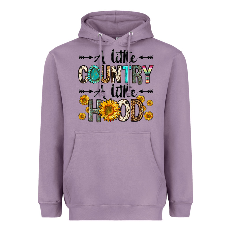 A Little Country A Little Hood Heavyweight Hoodie by Zillion Design Studio | Teevron