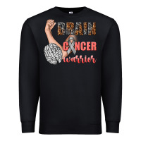 Black brain cancer warrior Premium Sweatshirt - texasbilliewilder