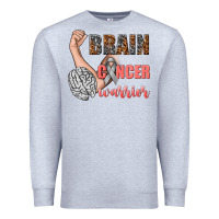 Heather Grey brain cancer warrior Premium Sweatshirt - texasbilliewilder