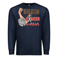 Navy brain cancer warrior Premium Sweatshirt - texasbilliewilder