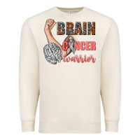 Sandshell brain cancer warrior Premium Sweatshirt - texasbilliewilder