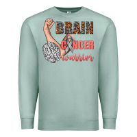 Seafoam brain cancer warrior Premium Sweatshirt - texasbilliewilder