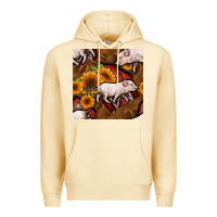 Pina Colada pig and barn Premium Hoodie - BundleAndBundleShop