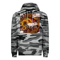 Slate Camo pig and barn Premium Hoodie - BundleAndBundleShop