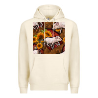 Tofu pig and barn Premium Hoodie - BundleAndBundleShop