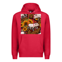 Cardinal pig and barn Premium Hoodie - BundleAndBundleShop