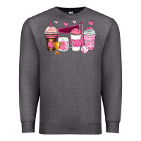 Charcoal Heather volleyball coffee cups Premium Sweatshirt - Zillion Design Studio