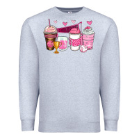Heather Grey volleyball coffee cups Premium Sweatshirt - Zillion Design Studio