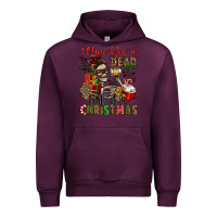 Mauve Wine when you're dead inside but it's christmas Urban Hoodie - Jasminsmagicworld
