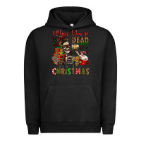 Pigment Black when you're dead inside but it's christmas Urban Hoodie - Jasminsmagicworld