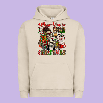 When You're Dead Inside But It's Christmas Urban Hoodie Designed By Jasminsmagicworld