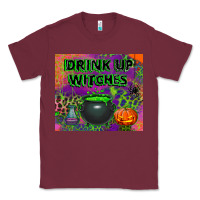 Burgundy drink up witches tumbler Classic Tee - BundleAndBundleShop