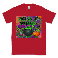 Red drink up witches tumbler Classic Tee - BundleAndBundleShop