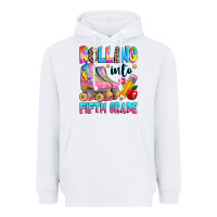 White rolling into fifth grade Heavyweight Hoodie - texasbilliewilder