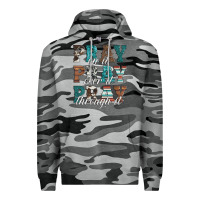 Slate Camo pray on it pray over it pray through it Premium Hoodie - Artiststas
