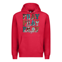 Cardinal pray on it pray over it pray through it Premium Hoodie - Artiststas