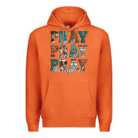 Carrot pray on it pray over it pray through it Premium Hoodie - Artiststas
