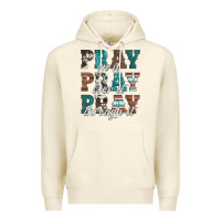 Sandshell pray on it pray over it pray through it Premium Hoodie - Artiststas