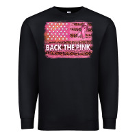 Black Back The Pink American Flag Premium Sweatshirt - texasbilliewilder