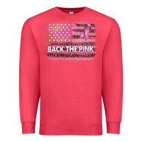 Cardinal Back The Pink American Flag Premium Sweatshirt - texasbilliewilder