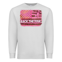 Dove Grey Back The Pink American Flag Premium Sweatshirt - texasbilliewilder
