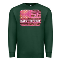 Sports Green Back The Pink American Flag Premium Sweatshirt - texasbilliewilder