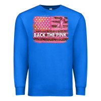 True Royal Back The Pink American Flag Premium Sweatshirt - texasbilliewilder