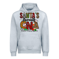 Heather Grey santa’s favorite cna Urban Hoodie - Jasminsmagicworld