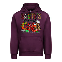 Mauve Wine santa’s favorite cna Urban Hoodie - Jasminsmagicworld