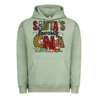 Pigment Oil Green santa’s favorite cna Urban Hoodie - Jasminsmagicworld