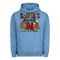 Pigment Pebble Blue santa’s favorite cna Urban Hoodie - Jasminsmagicworld