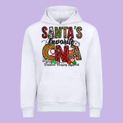 Santa’s Favorite Cna Urban Hoodie Designed By Jasminsmagicworld