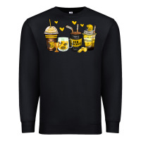 Black ice hockey coffee cups Premium Sweatshirt - Zillion Design Studio