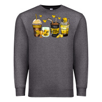 Charcoal Heather ice hockey coffee cups Premium Sweatshirt - Zillion Design Studio
