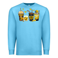 Ocean Blue ice hockey coffee cups Premium Sweatshirt - Zillion Design Studio
