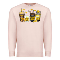 Pale Pink ice hockey coffee cups Premium Sweatshirt - Zillion Design Studio