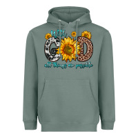 Sage with god all things are possible sunflower Heavyweight Hoodie - Zillion Design Studio