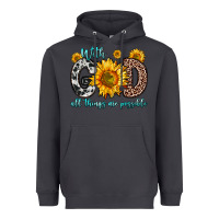Smoke with god all things are possible sunflower Heavyweight Hoodie - Zillion Design Studio