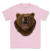 Bubblegum Pink bear head Classic Tee - BarkalooDesign
