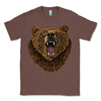 Chestnut bear head Classic Tee - BarkalooDesign