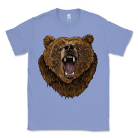 Colony Blue bear head Classic Tee - BarkalooDesign