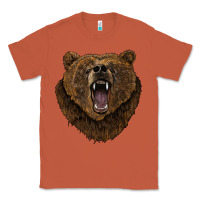 Copper bear head Classic Tee - BarkalooDesign