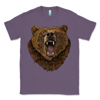 Lavender bear head Classic Tee - BarkalooDesign