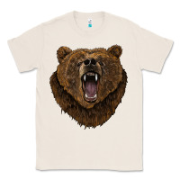 Natural bear head Classic Tee - BarkalooDesign
