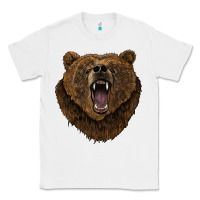 White bear head Classic Tee - BarkalooDesign
