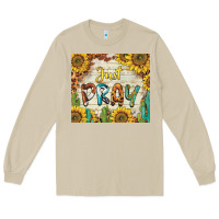 Mushroom just pray Long Sleeve Tee - BarkalooDesign