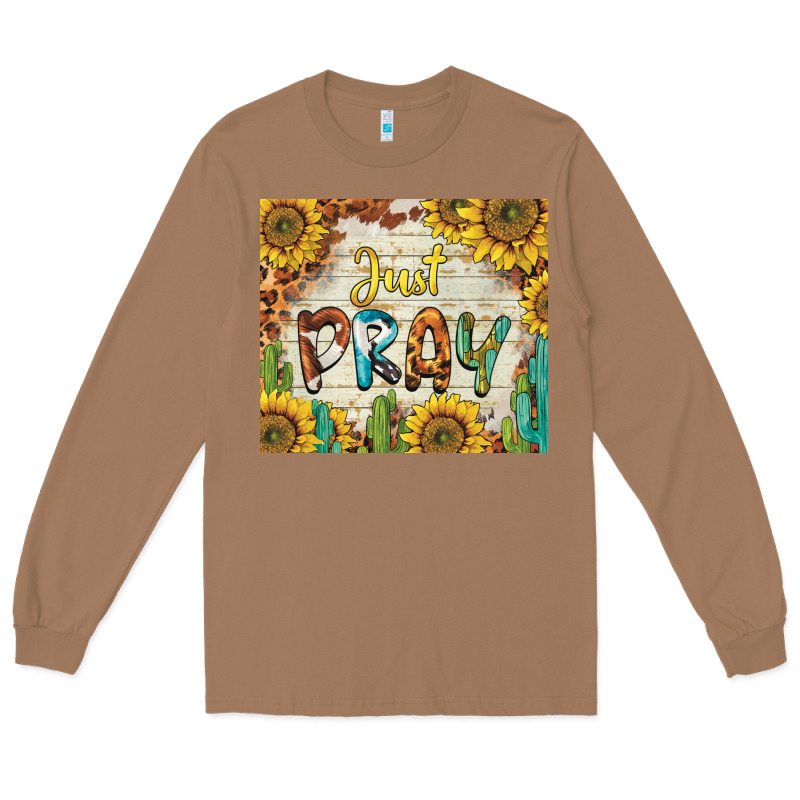 Just Pray Long Sleeve Tee by BarkalooDesign | Teevron