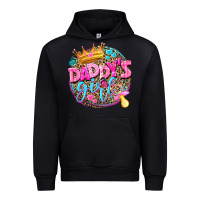 Black daddys girl Urban Hoodie - NancyCooperArtShop